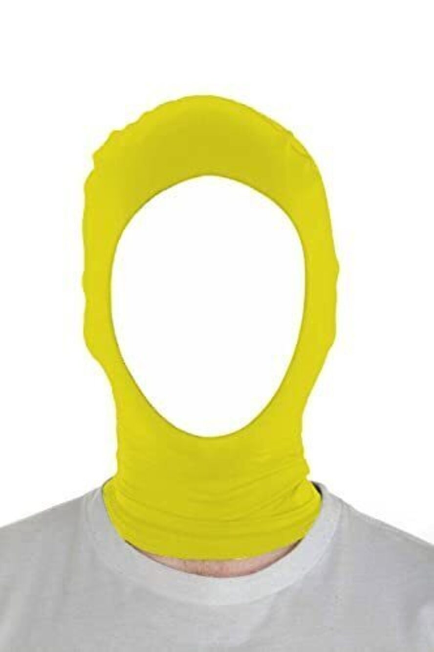 6586 and Spandex Halloween Cosplay Mask Party Open Face Hood Costume Mask